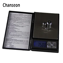 Chanseon Тетрадь Стиль медицинского электронные весы подсчета золото ЖК-дисплей ювелирные весы напольные весы 0,01 г 500 г