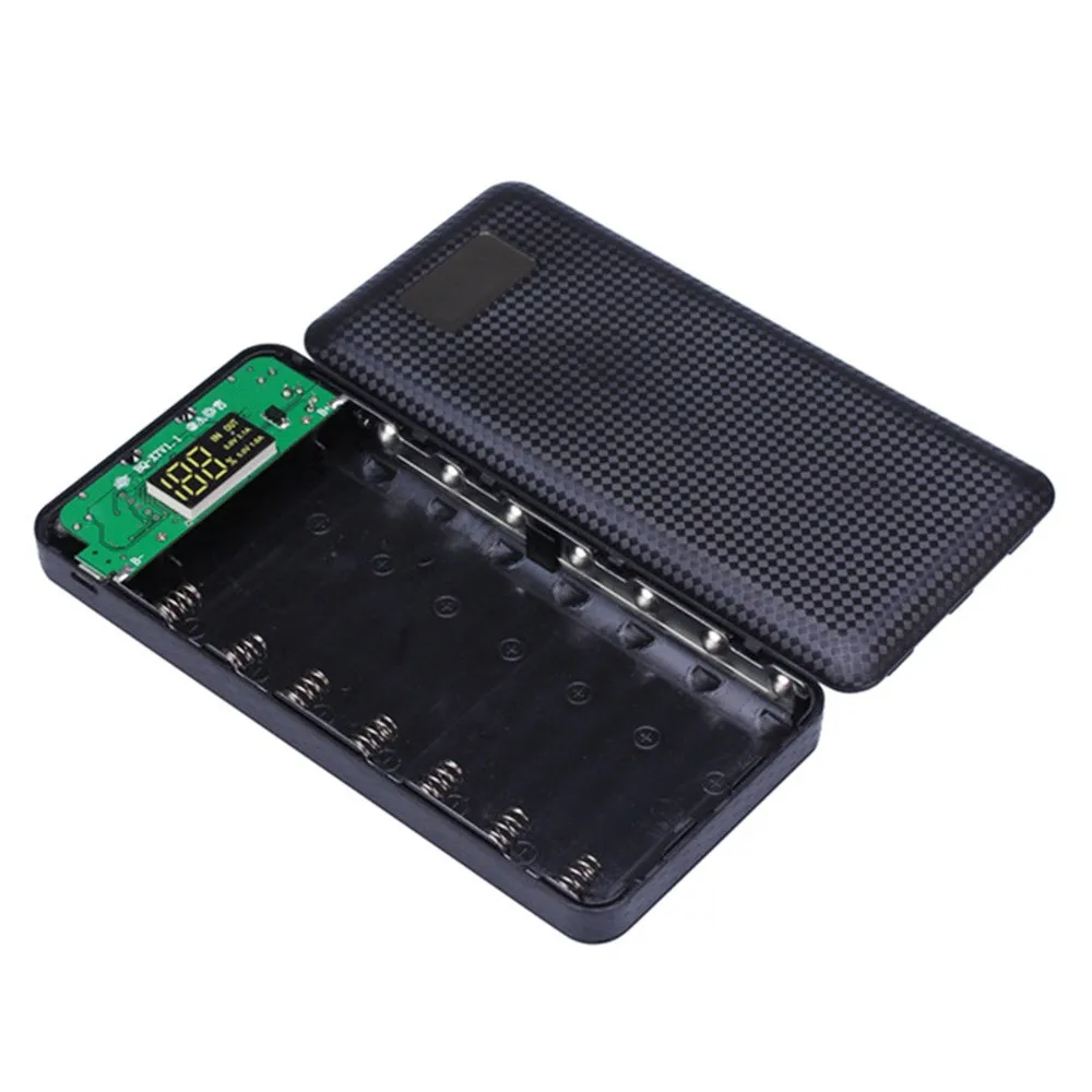5V 2.1A 3 USB 7X18650 DIY Мобильный Внешний Аккумулятор Чехол комплект зарядное устройство чехол пайка дизайн
