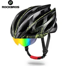 ROCKBROS Cycling Bike Helmet Ultralight MTB Bicycle Motorbike Helmet Men Women 3 Lens Integrally-molded EPS Bicycle Accessories