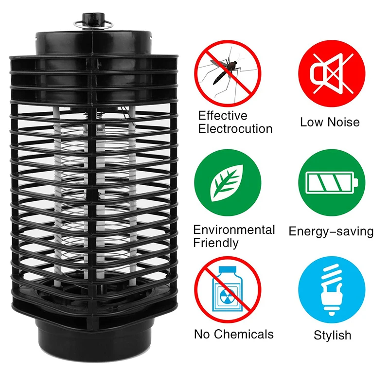 DONWEI светодиодный убийца насекомых-комаров лампа электрическая вредителей моли летать наклейка от комаров огни ловушка лампы 110 V/220 V ЕС США Plug