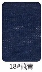 Однотонная льняная ткань трикотажные ткани Джерси для летнего кардигана можно увидеть через 50x150 см/шт A0392 - Цвет: 18