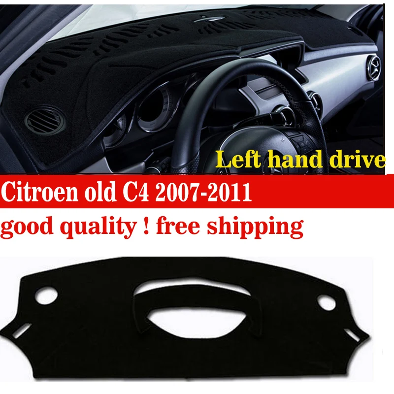 ar dashboard covers mat for Citroen old C4 2007-2011 Left hand drive dashmat pad dash Instrument platform accessories | Автомобили и