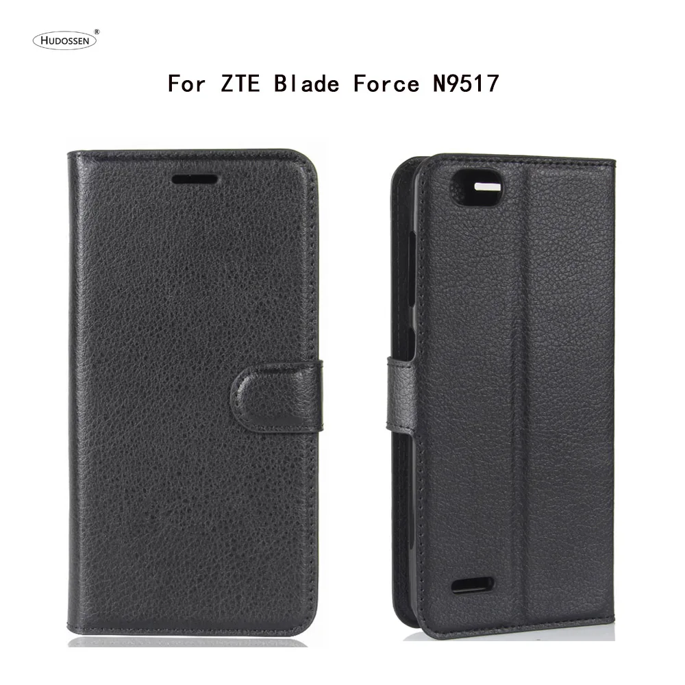 Чехол HUDOSSEN для ZTE Blade Force N9517 роскошный кожаный чехол с откидной крышкой аксессуары