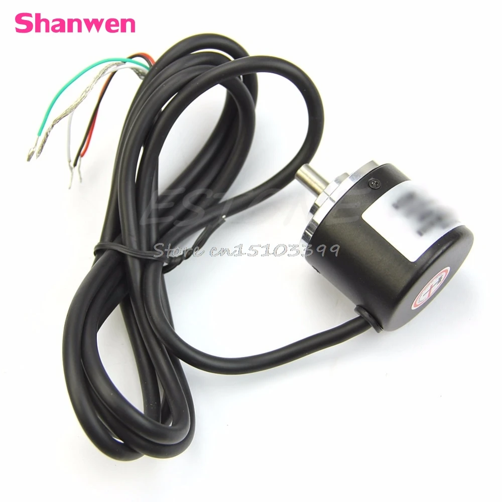 

New Encoder 600 P / R 5V-24V Incremental Rotary AB 2 Phase 6mm Shaft Drop ship
