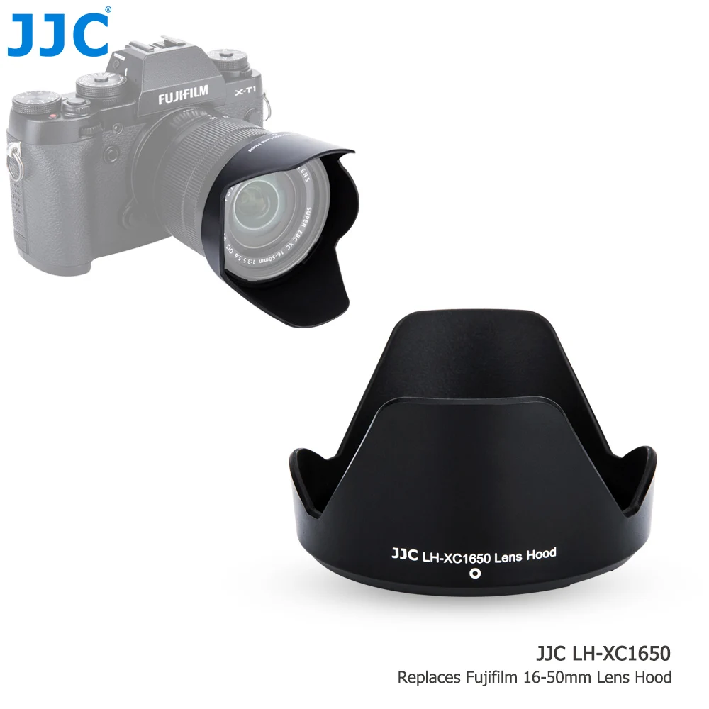 Jjc Bayonet Lens Hood Shade For Fujinon Xc 16 50mm F3 5 5 6 Ois Ii Lens On Fujifilm X T200 X T100 X A7 X T30 X T20 X T10 Camera Lens Hood Camera Lens
