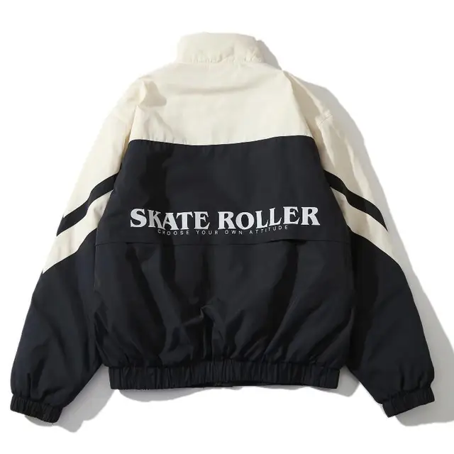 US $57.41 Latest top Hip Hop Winter 18FW japan SKATE ROLLER Letter Printed Men Women OVERSIZE Zipper Fashion 