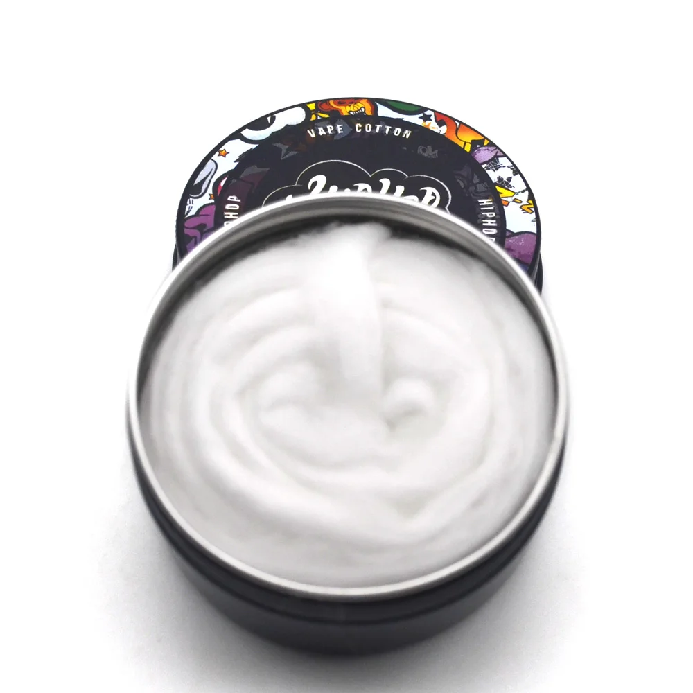 High quality 15 feet- Vivismoke HIPHOP long fiber noodle sytle purff vape cotton for DIY RTA/ RDA vape accessories High quality 15 feet- Vivismoke HIPHOP long fiber noodle sytle purff vape cotton for DIY RTA/ RDA vape accessories