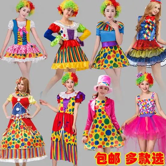 Halloween Clown Kostuums Voor Vrouw Clown Pak Clown Kostuums