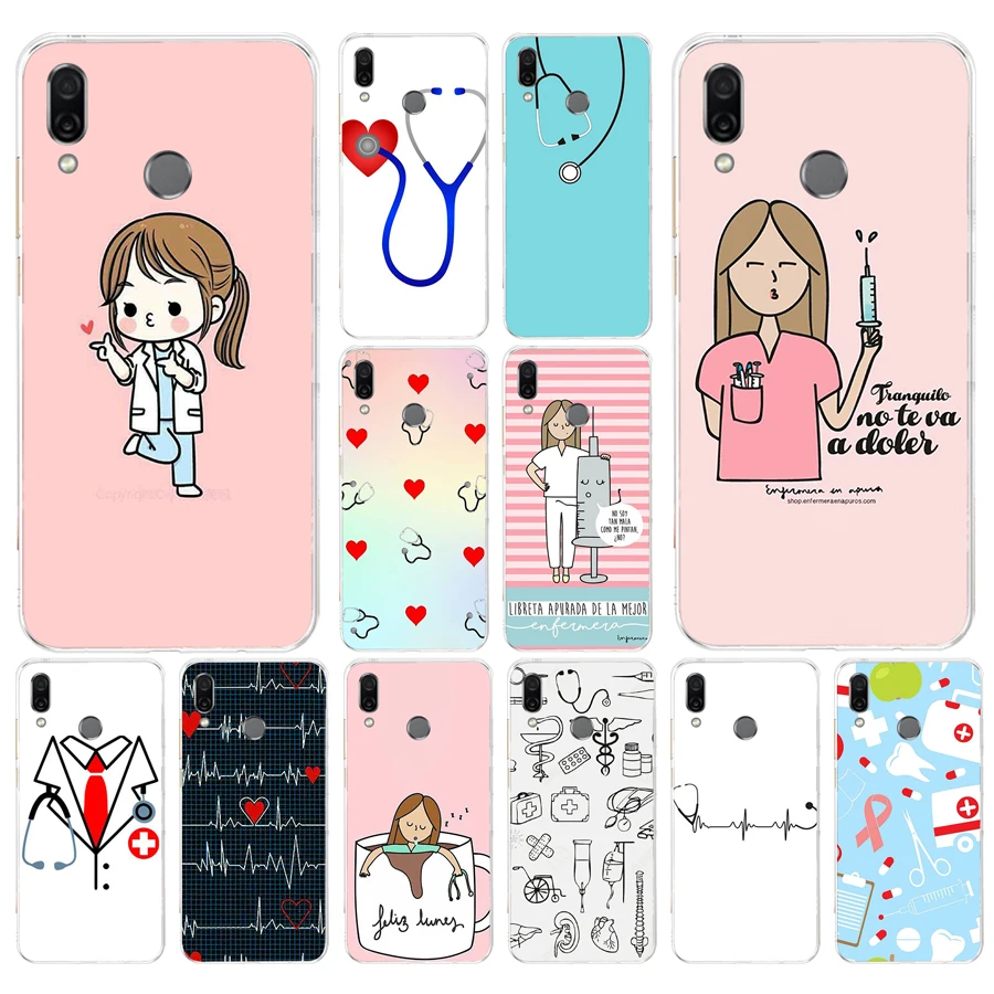 

022FG Medicine Nurse Doctor Dentist gift Soft Silicone Tpu Cover phone Case for huawei Honor 8 Lite 8X