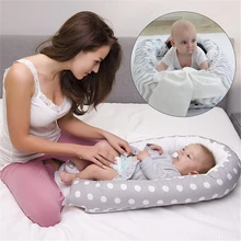 Детское гнездо для кроватки портативная съемная и моющаяся кроватка дорожная кровать для детей Детская Хлопковая Колыбель для новорожденных