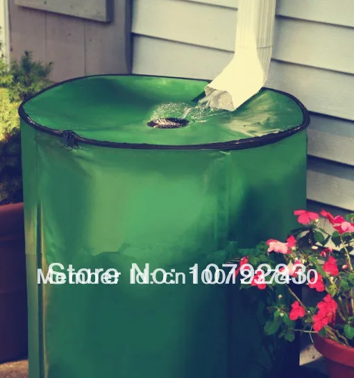 US $99.37 100L D40H80cm outdoor buckets folding RAIN BARREL in garden rain harvesting tool