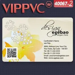 

a40067-2 Special white plastic Business Card