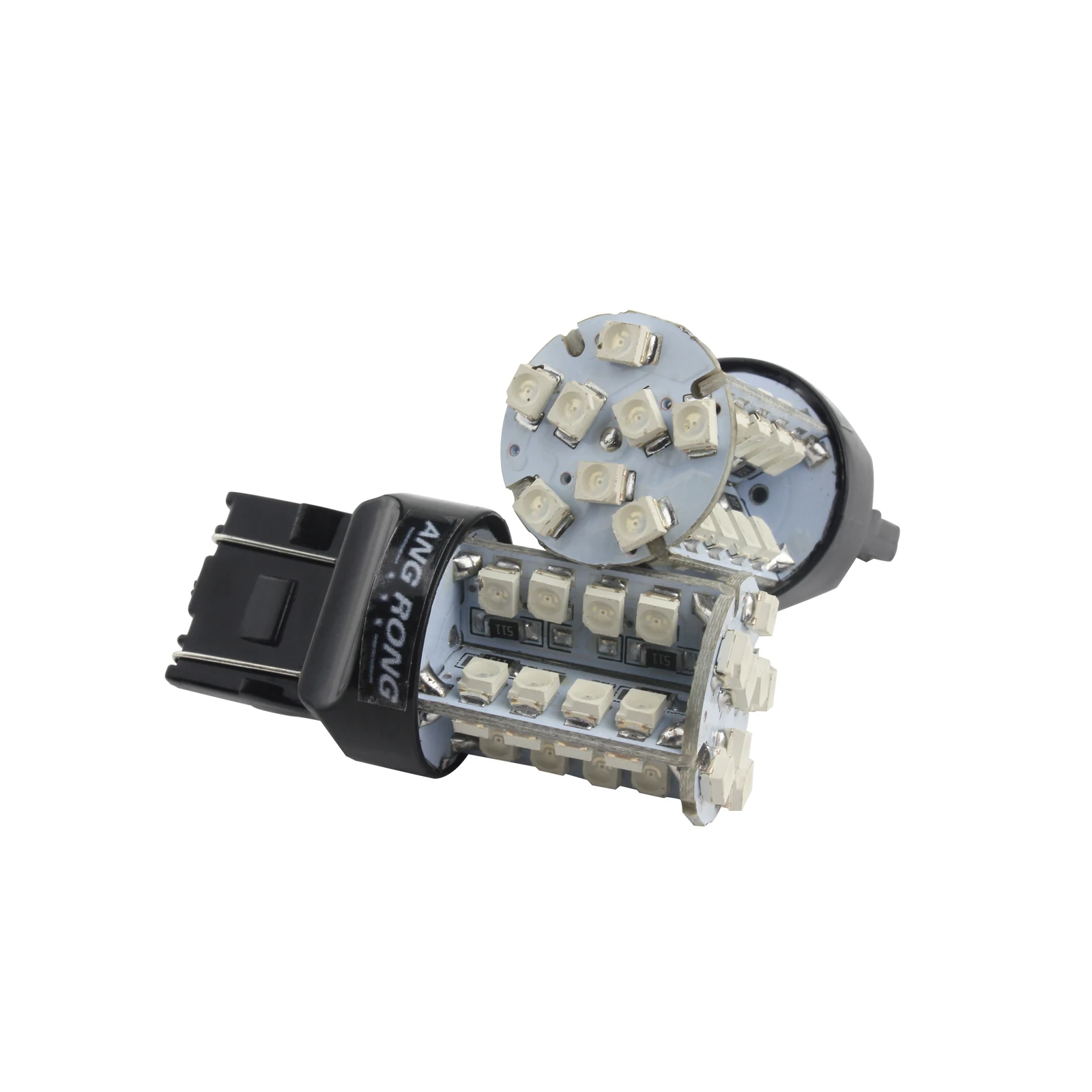 2x LED 7443 582 580 W21/5W лампочка боковой фонарь задний стоп сигнал Красный 12 В|Сигнальная