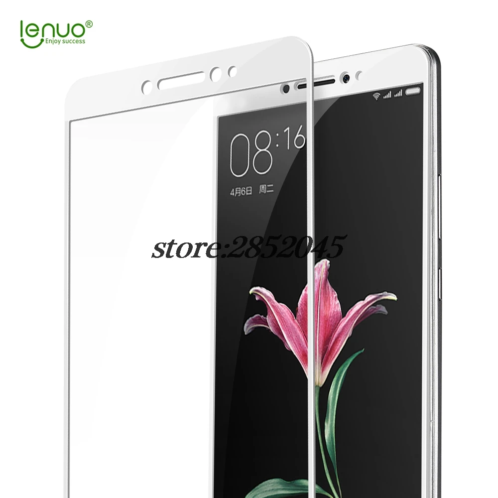 Lenuo Brand Screen Protector Xiaomi Mi Max Tempered Glass CF Carbon Fiber Soft Edge Film For | Мобильные телефоны и