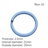 25mm 1pc Blue