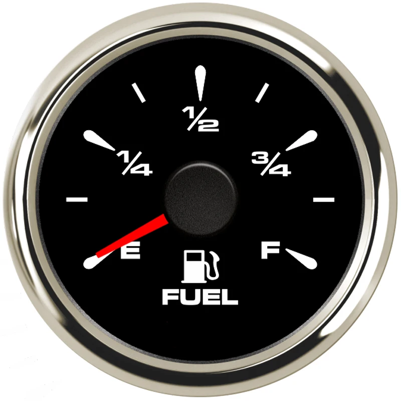 

8 Color Backlight Car Fuel Level Gauges Digital Waterproof Fuel Level Meters 0-190ohm 240-33ohm for Auto Boat 52mm
