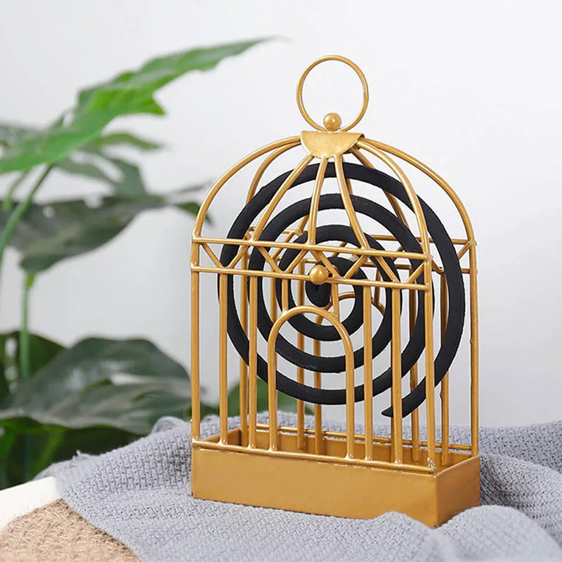 

Nordic Style Retro Metal Mosquito Coils Holder Burner Repellant Insect box Repellent Rack Mosquito Coil Bracket Home Decor