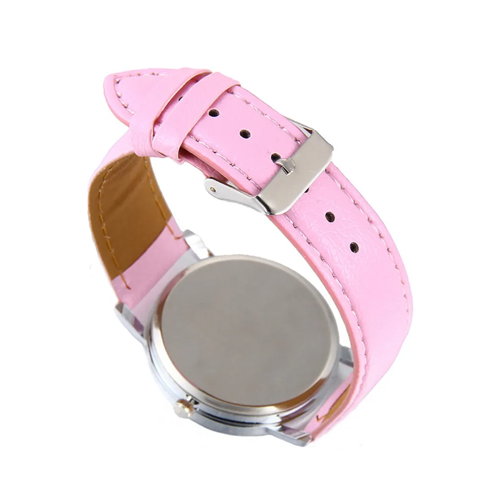 Модные математические формула печати женский кожаный браслет для часов АНАЛОГ, кварцевый сплав женские наручные часы повседневные женские наручные часы