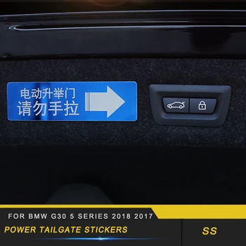 

Car Power tailgate stickers accessories For BMW G30 5 series 2018 2017 18 X3 G01