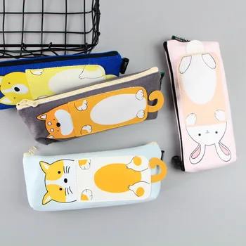 

1pcs 51150 Qingweifang Stationery Wholesale TR-AA30458 Pocket Draper Trapezoid Pencil Case
