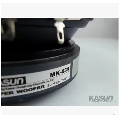 2 шт./лот Kasun MK 630 6 5 дюйма 120 Вт 8 Ом бумажный конус 167 мм Диаметр Номинальная