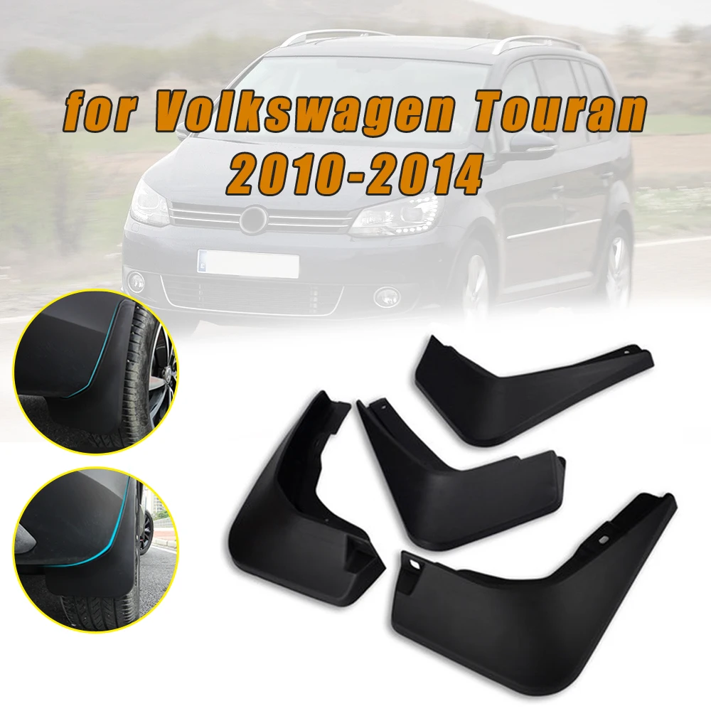 Для VOLKSWAGEN VW Touran 2010-/- Брызговики автомобильные Светоотражающие Брызговики автомобильные аксессуары 4 шт