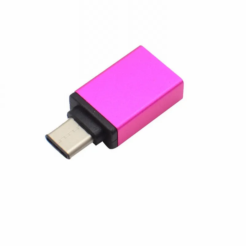 Алюминиевый USB 3,1 type C штекер USB 3,0 A женский мобильный кабель адаптер конвертер для Macbook xiaomi mi4c mi5 mi 5S mi 5C mi 5 5c 5S