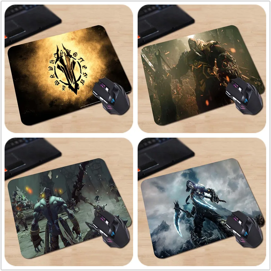 

Babaite Darksiders Video Game Metal Logo Personalized Computer Notebook Mouse Mat Resistant Dirt 18*22cm and 25*29cm Mouse Pad