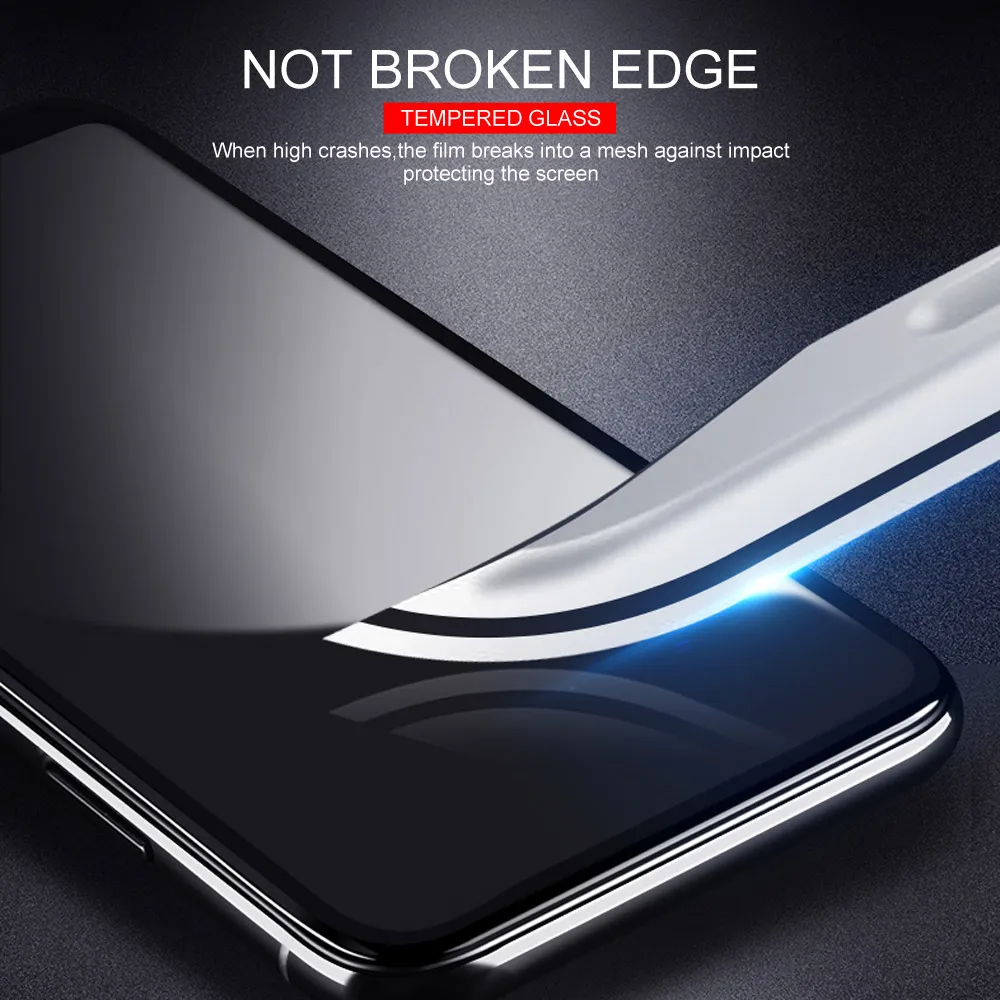 Полное стекло 3D для iPhone XS MAX XR 9 8 Plus 7 6 6s Закаленное чехол Защитная пленка