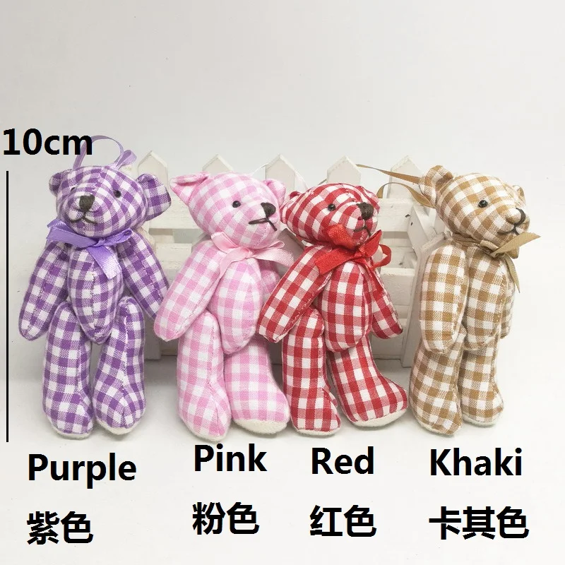10cm grid cloth bear 9