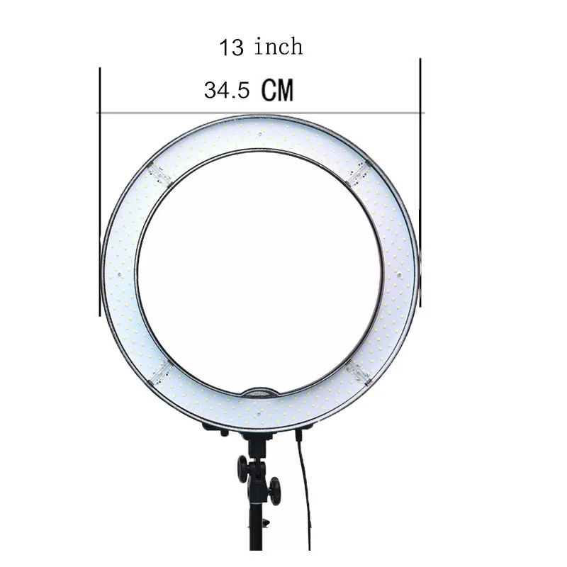 Fotopal светодиодный кольцевой светильник для видеосъемки, камера, телефон, светильник ing с подставкой для студийной фотосъемки, Селфи, макияж, фото, круглая лампа