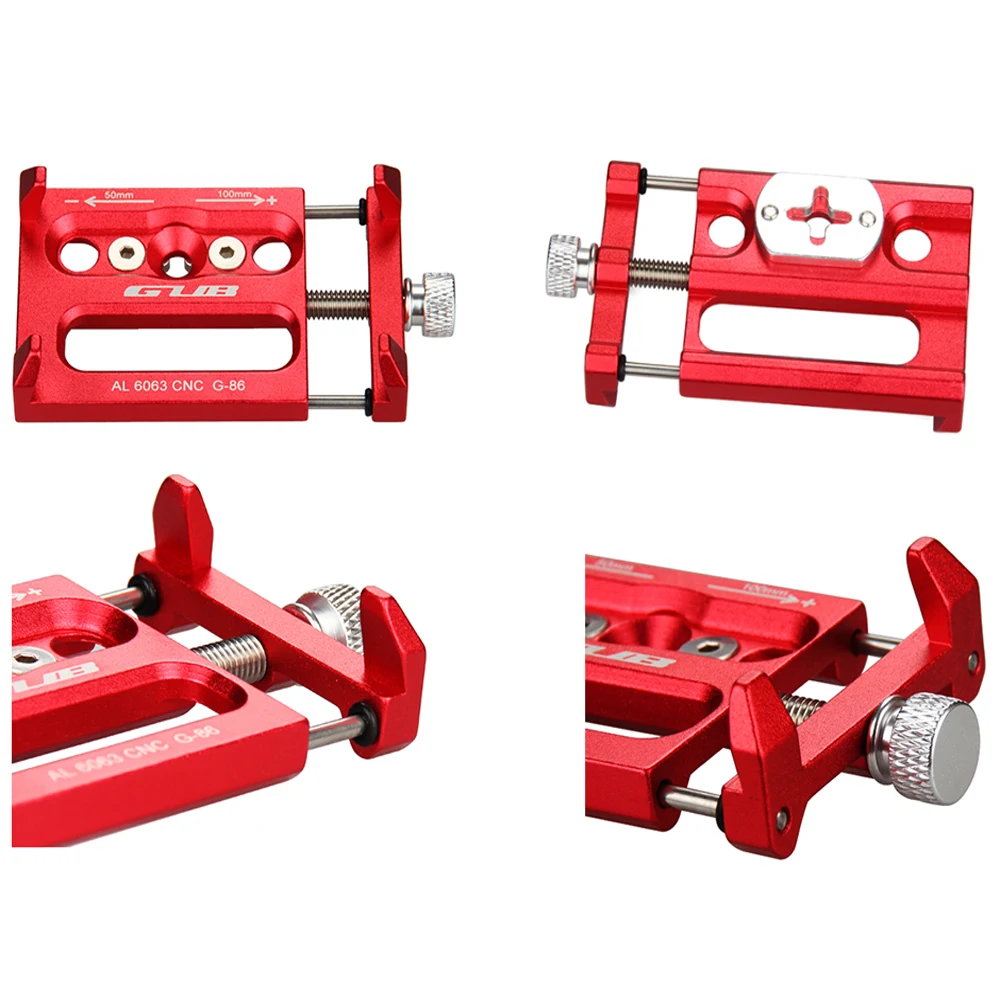 GUB G-86 Universal motorcycle MTB Bike phone holder on the handlebar Aluminum Alloy bicycle phone support gps bike accessories