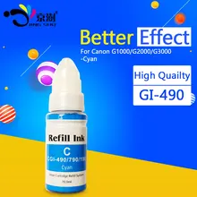 1 шт. голубой GI-490 GI490 чернила для заправки набор чернил для canon pixma G1400 G2400 G3400 G1000 G2000 G3000 G1100 твердочернильный картридж Системы