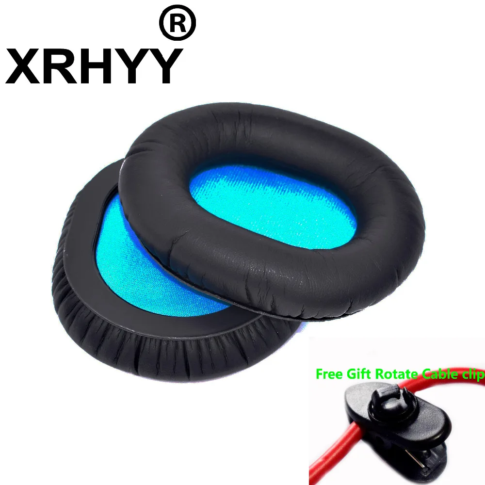 

XRHYY Black Replacement Ear Pad Earpads Cushion Cover Earpad For Sennheiser HD8 HD 8 DJ HD6 Mix HD 6 Gaming Game Headphones
