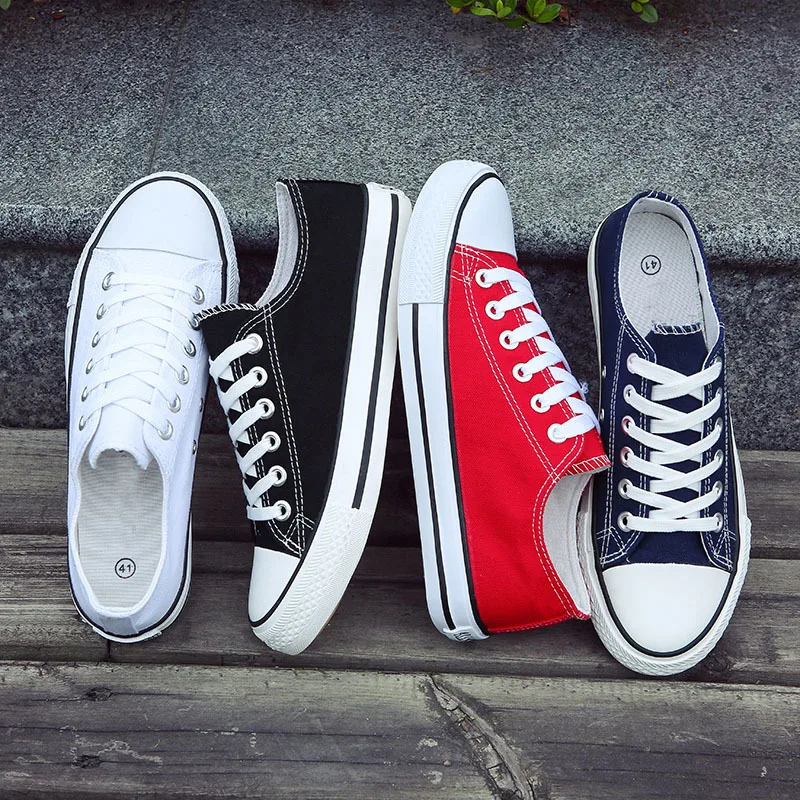 

Spring Explosion Low Men's Shoes Couples Casual Korean Canvas Shoes