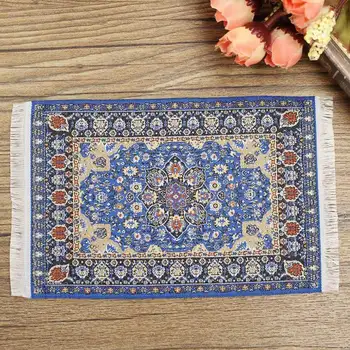 

1/12 Dollhouse Turkish Carpet Rug 10x15cm Miniature Dollhouse Accessories Decor TCS001 TCS002