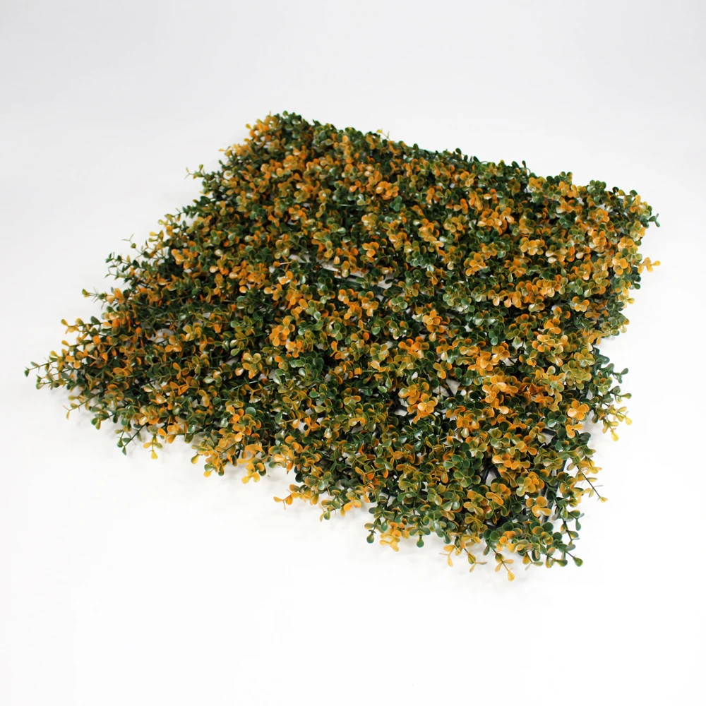 

Artificial Boxwood Hedge Plants Wall 10"X 10" UV Proof Vertificial Garden Balcony Plastic Gardening Decorations And Ornaments