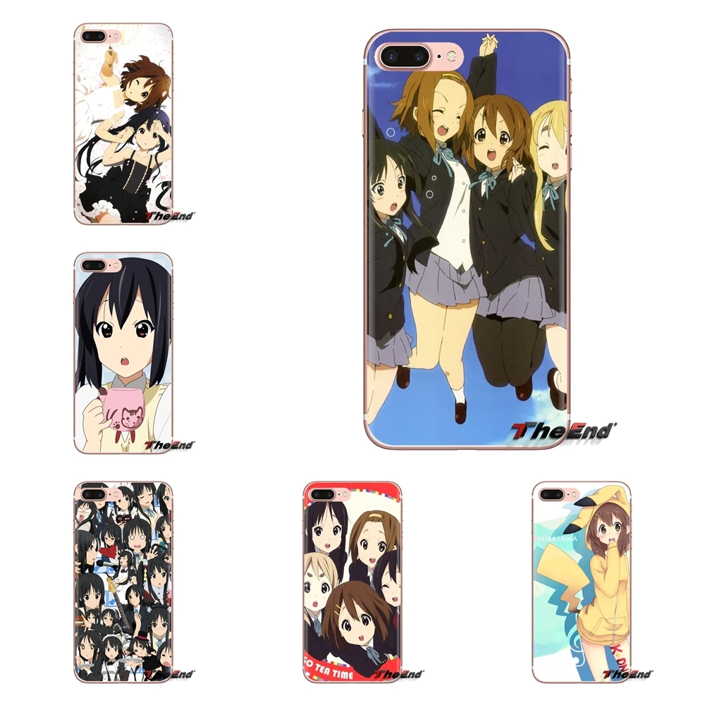 

For Xiaomi Redmi 4A S2 Note 3 3S 4 4X 5 Plus 6 7 6A Pro Pocophone F1 Transparent Soft Cases Covers K-ON anime wallpaper