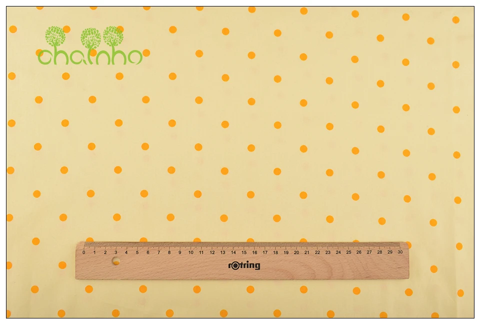 Chainho, Yellow Floral Series,Printed Twill Cotton/Meter Fabric,Patchwork Cloth,DIY Sewing&Quilting Material For Baby&Child