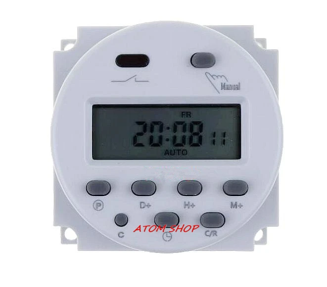 CN101A AC 220V 16A цифровой таймер 220VAC Еженедельный программируемый электронный бренд