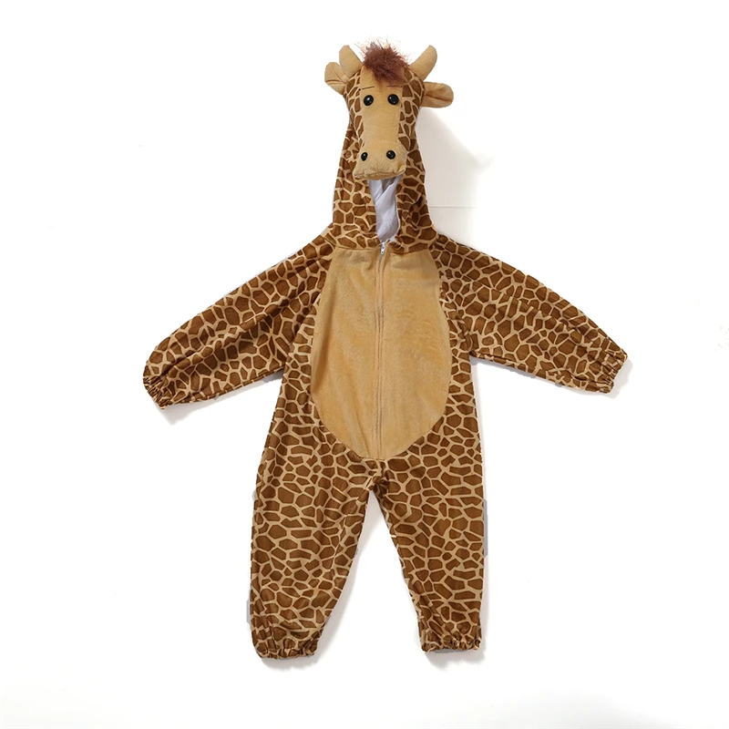 Cute Children Animal Cosplay Jumpsuit Pajamas Winter Flannel Clothing Animal Halloween Costume for Kids Free Shipping Cute Children Animal Cosplay Jumpsuit Pajamas Winter Flannel Clothing Animal Halloween Costume for Kids Free Shipping