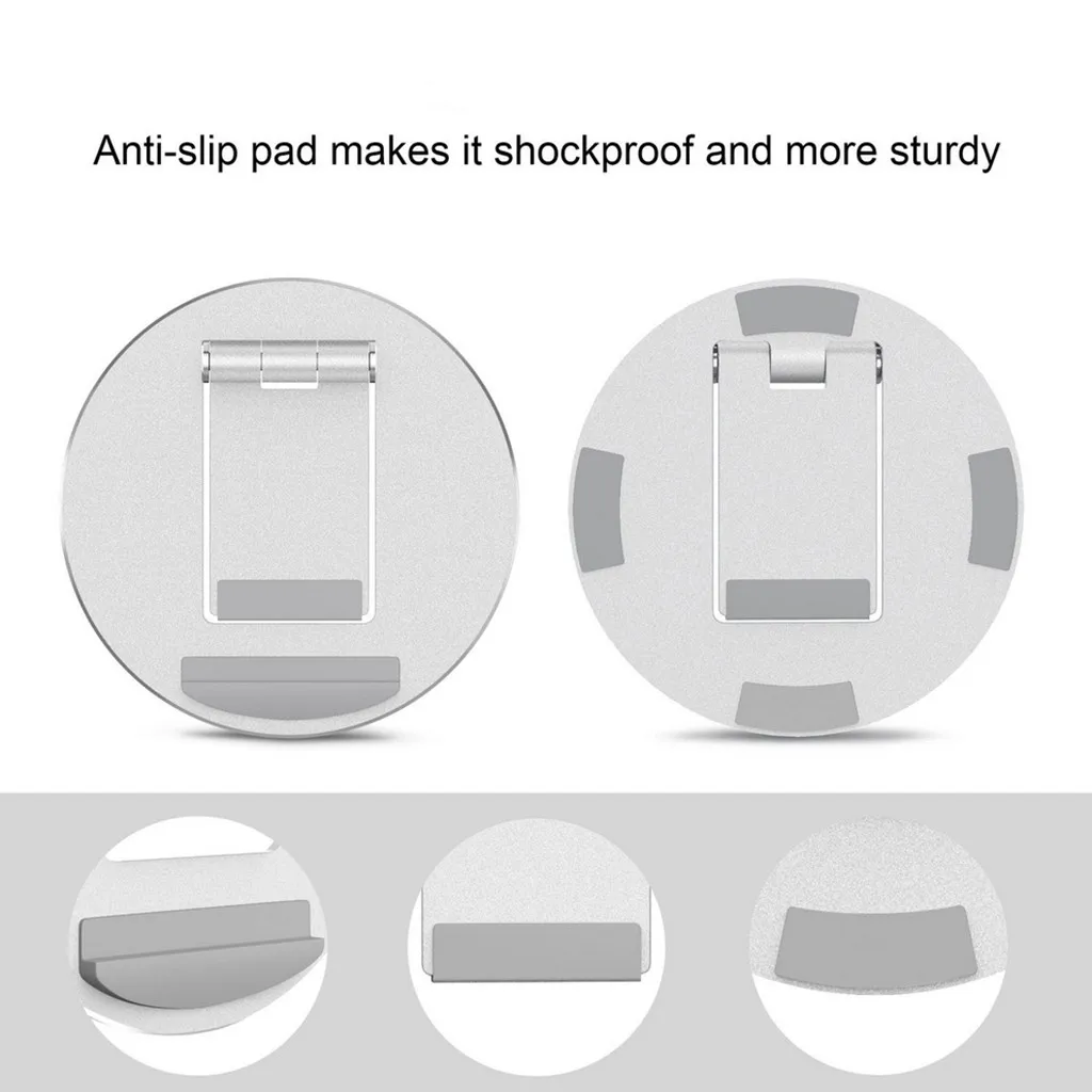 Регулируемая подставка для мобильного телефона круглый алюминиевый рабочий стол подставка для мобильного телефона для iPad Pro 9,7 iPad Pro 10,5 samsung Galaxy