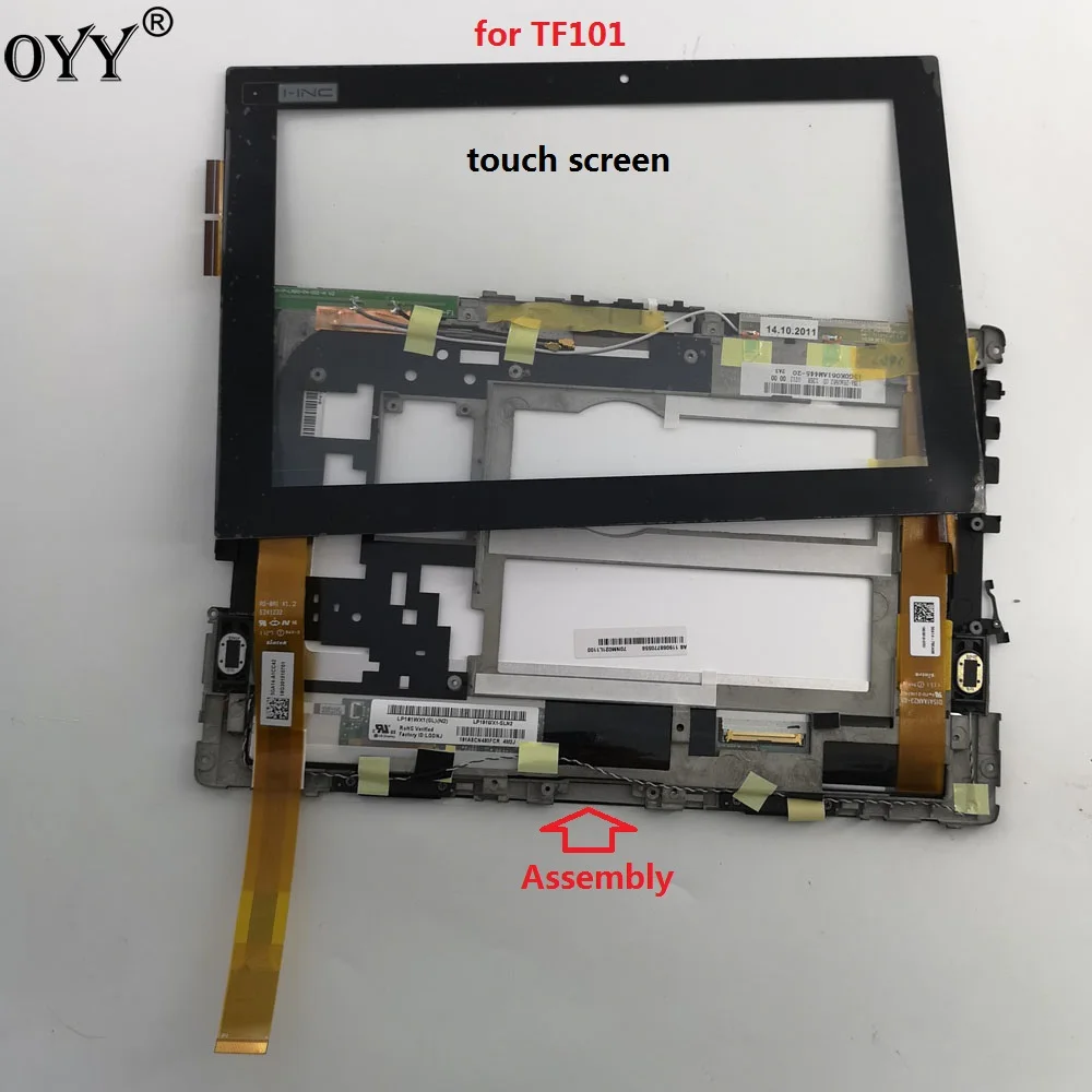 

10.1 inch LCD Display Panel Screen Monitor Touch Screen Digitizer Glass Assembly For Asus Eee Pad Transformer TF101