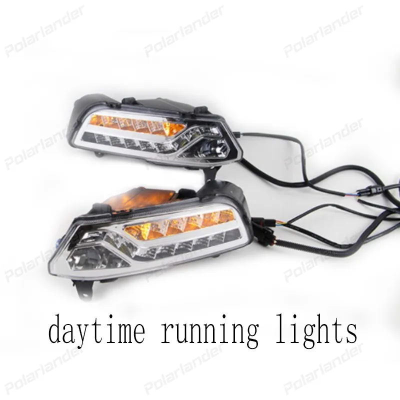 

2017 new arrival car accessories auto parts fog lamp Daylight Led DRL Daytime Running lights for V/olkswagen P/olo 2014-2015