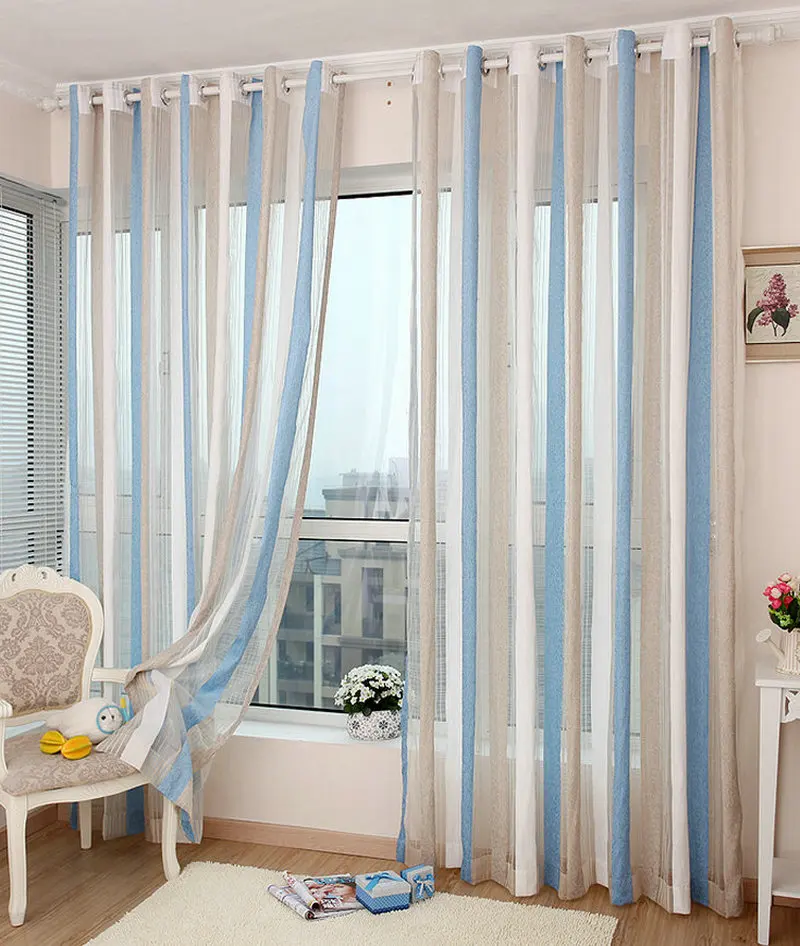 Шторы из синели для гостиной, спальни, в Вертикальную Полоску, без бусин, яркие, современные, стильные, для обработки окон