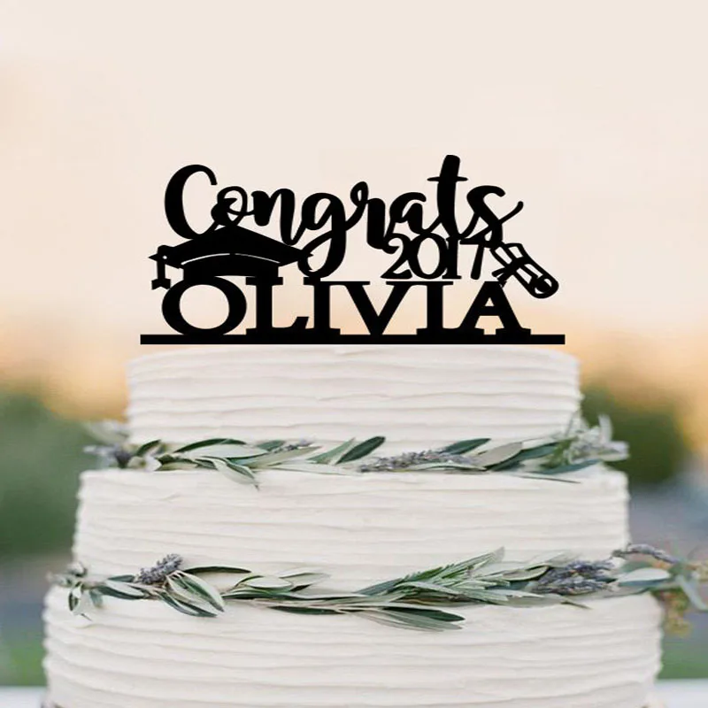 Graduation Cake Topper Graduation Party Decorations Grad