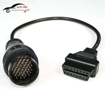 Goede OBD 2 OBDii Kabel 38Pin Voor mercedes benz 38pin 16pin obd 2 obd2 Auto Diagnostische Tools Connector Adapter obd2 Adapter Kabel
