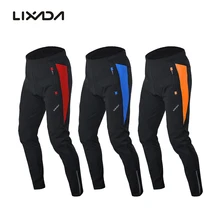 Lixada мужские уличные штаны для велоспорта, зимние теплые дышащие удобные штаны с мягкой подушкой, спортивная одежда для верховой езды