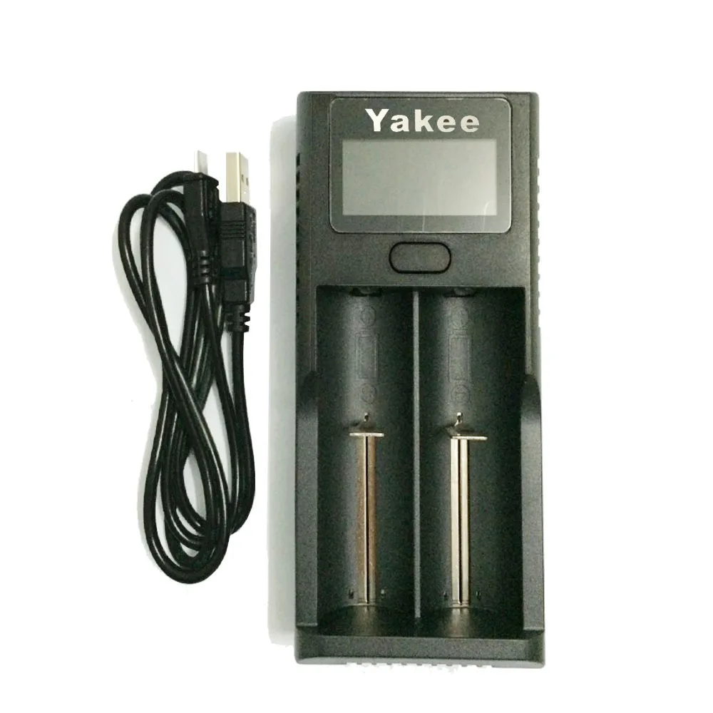 Yakee USB Батарея Зарядное устройство для батарей Li-Ion(литий-ионных) 26650 18650 18500 18350 17670 16340 14500 10440 литиевая батарея 3,7 V