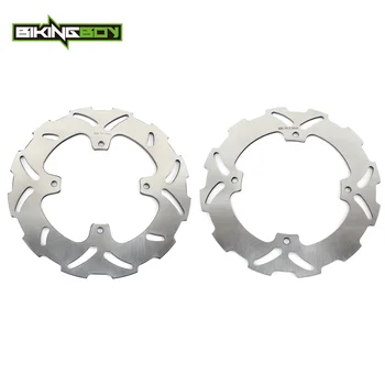 

BIKINGBOY Front Rear Brake Discs Disks Rotors For KTM 85 SX Small Wheel 2003-2016 85 SX Big Wheel 2003-2012 105 SX 03-08 105 XC